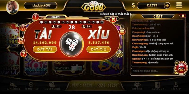 Giới thiệu chung về tài xỉu go88